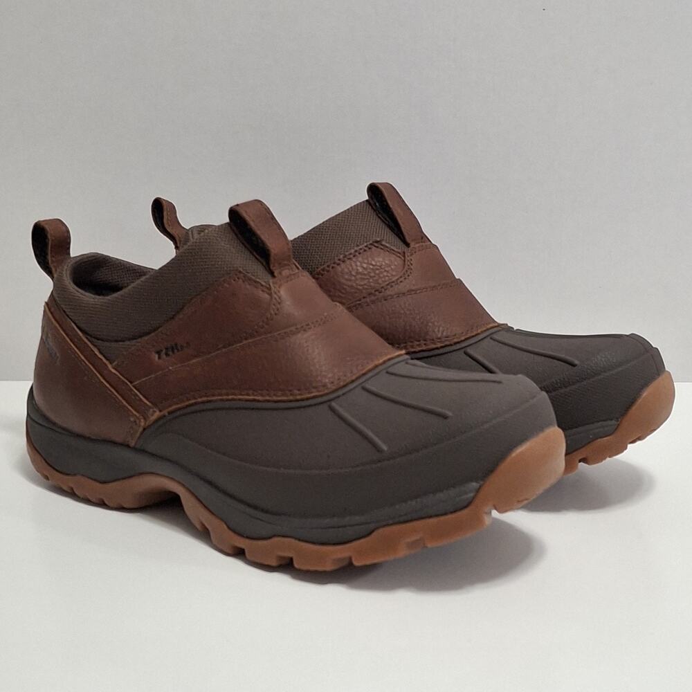 LL Bean Storm Chaser 5 Boots Mens Size 12M Slip On Waterproof WetIceTech Brown - Picture 2 of 9